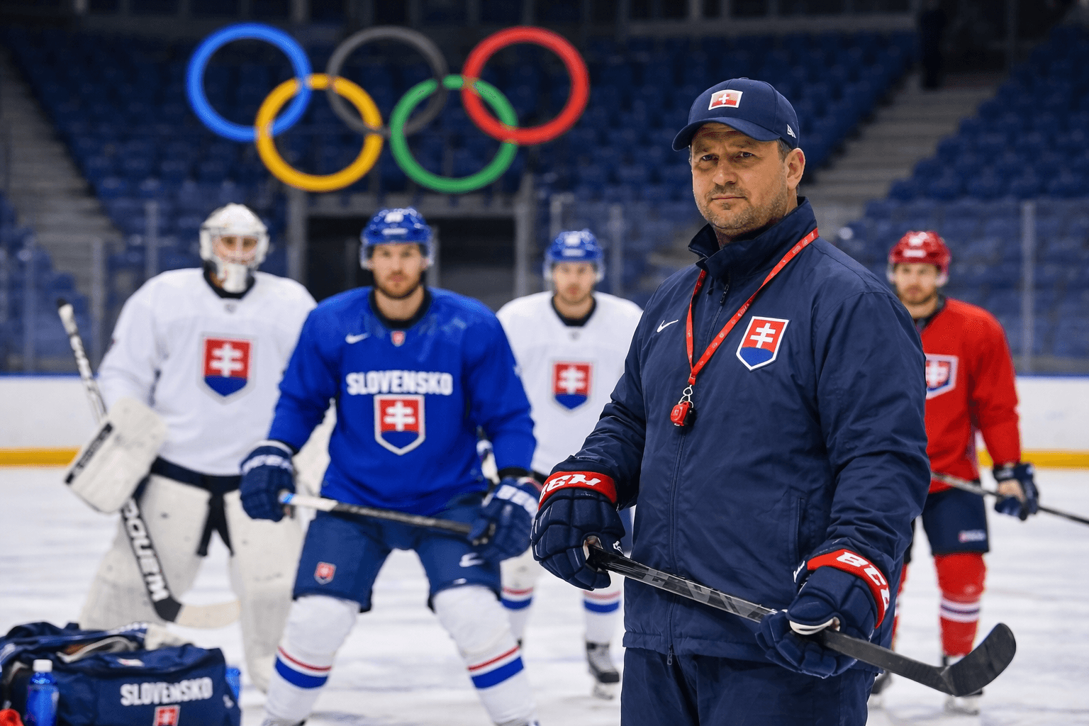Na zraze hokejovej reprezentácie chýbali traja hráči. Cieľom na ZOH bude najlepšia osmička